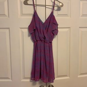 Pink and Purple Aztec Dress